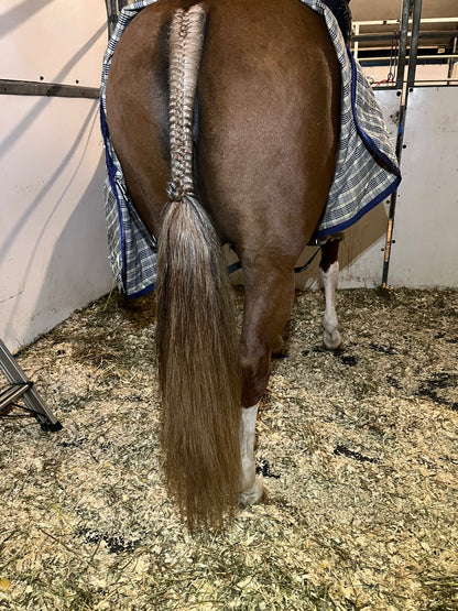 NATURAL LOOP FAKE TAILS. Real Horse Hair. Free Cover Bag, Pom Pom, Bridle Charm, Loop Charm. $99.99 - $550
