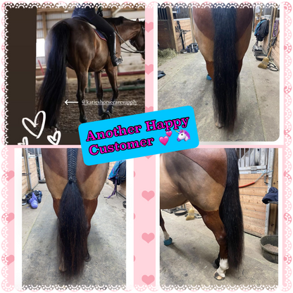 NATURAL LOOP FAKE TAILS. Real Horse Hair. Free Cover Bag, Pom Pom, Bridle Charm, Loop Charm. $99.99 - $550