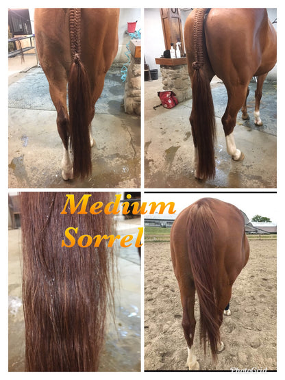 KNOB TOP Fake Tails 1/2 Pound. Real Horse Hair. Free Cover Bag, Pom Pom, Bridle Charm, Loop Charm. $99.99 - $125