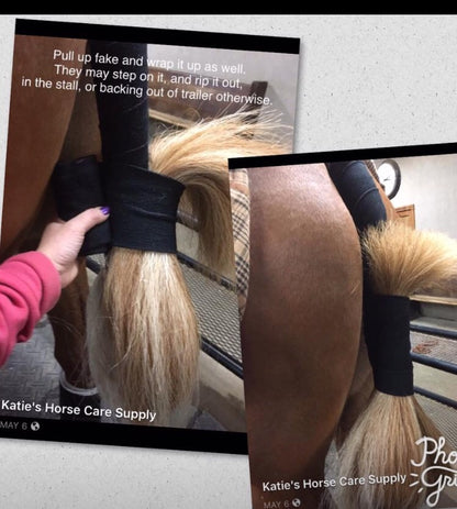 KNOB TOP Fake Tails 1 Pound. Real Horse Hair. Free Cover Bag, Pom Pom, Free Bridle Charm, Loop Charm. $180