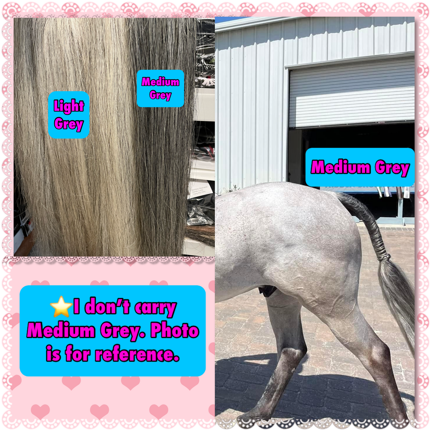 NATURAL LOOP FAKE TAILS. Real Horse Hair. Free Cover Bag, Pom Pom, Bridle Charm, Loop Charm. $99.99 - $550