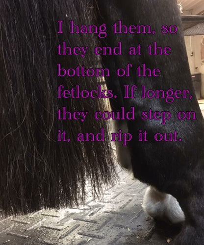 NATURAL LOOP FAKE TAILS. Real Horse Hair. Free Cover Bag, Pom Pom, Bridle Charm, Loop Charm. $99.99 - $550