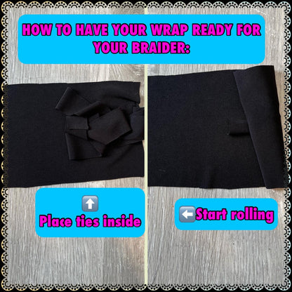 TAIL WRAPS *SOME MATCH THE SLINKY PRINTS*