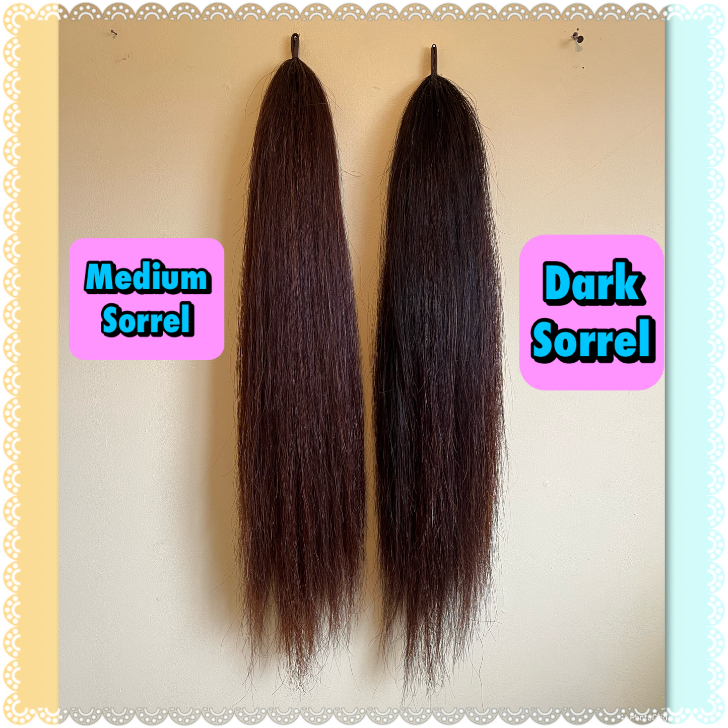 NATURAL LOOP FAKE TAILS. Real Horse Hair. Free Cover Bag, Pom Pom, Bridle Charm, Loop Charm. $99.99 - $550