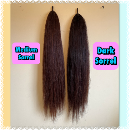NATURAL LOOP FAKE TAILS. Real Horse Hair. Free Cover Bag, Pom Pom, Bridle Charm, Loop Charm. $99.99 - $550