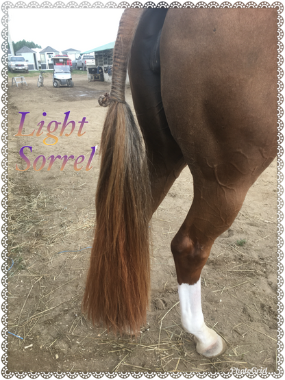 KNOB TOP Fake Tails 1 Pound. Real Horse Hair. Free Cover Bag, Pom Pom, Free Bridle Charm, Loop Charm. $180