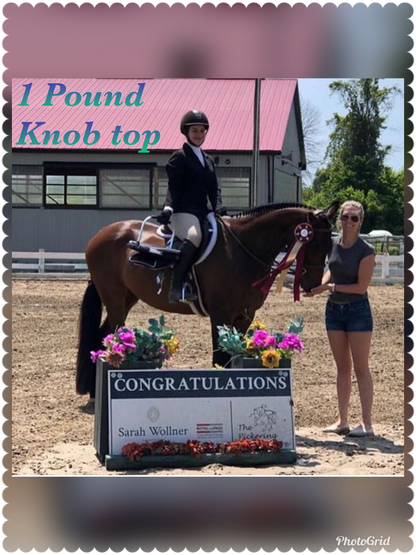 KNOB TOP Fake Tails 1 Pound. Real Horse Hair. Free Cover Bag, Pom Pom, Free Bridle Charm, Loop Charm. $180