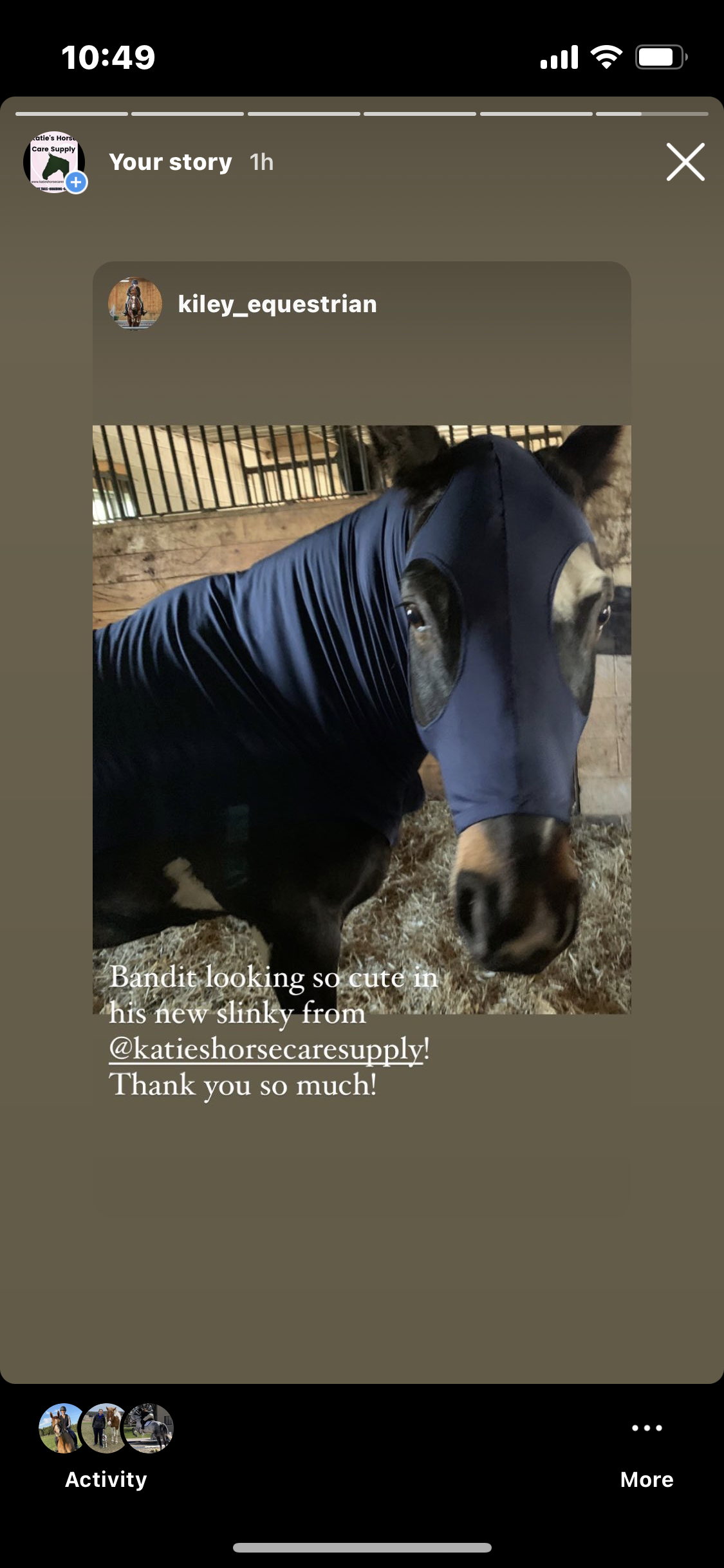 SMALL PONY SLINKY/SMALL-SIZED MEDIUM PONY. FREE CHARM