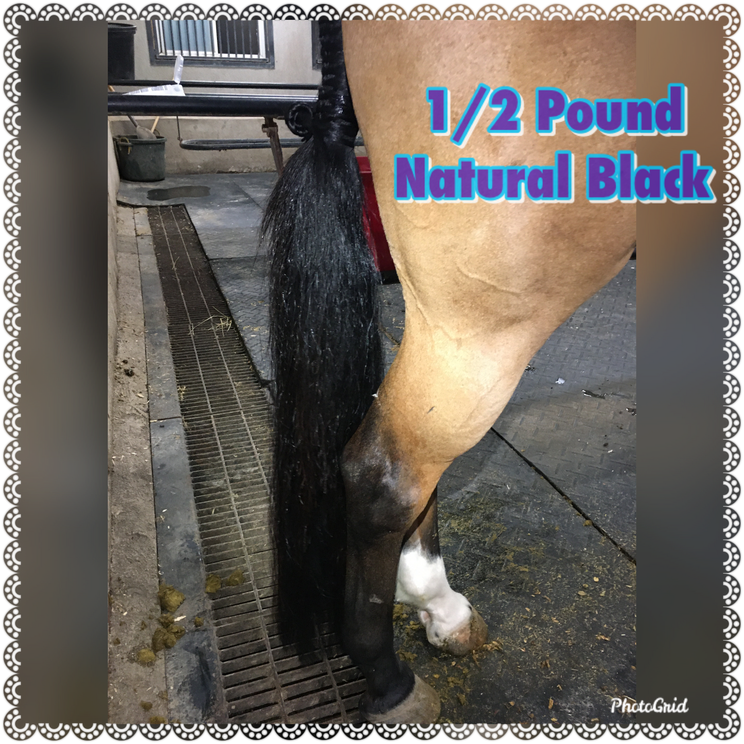 KNOB TOP Fake Tails 1/2 Pound. Real Horse Hair. Free Cover Bag, Pom Pom, Bridle Charm, Loop Charm. $99.99 - $125