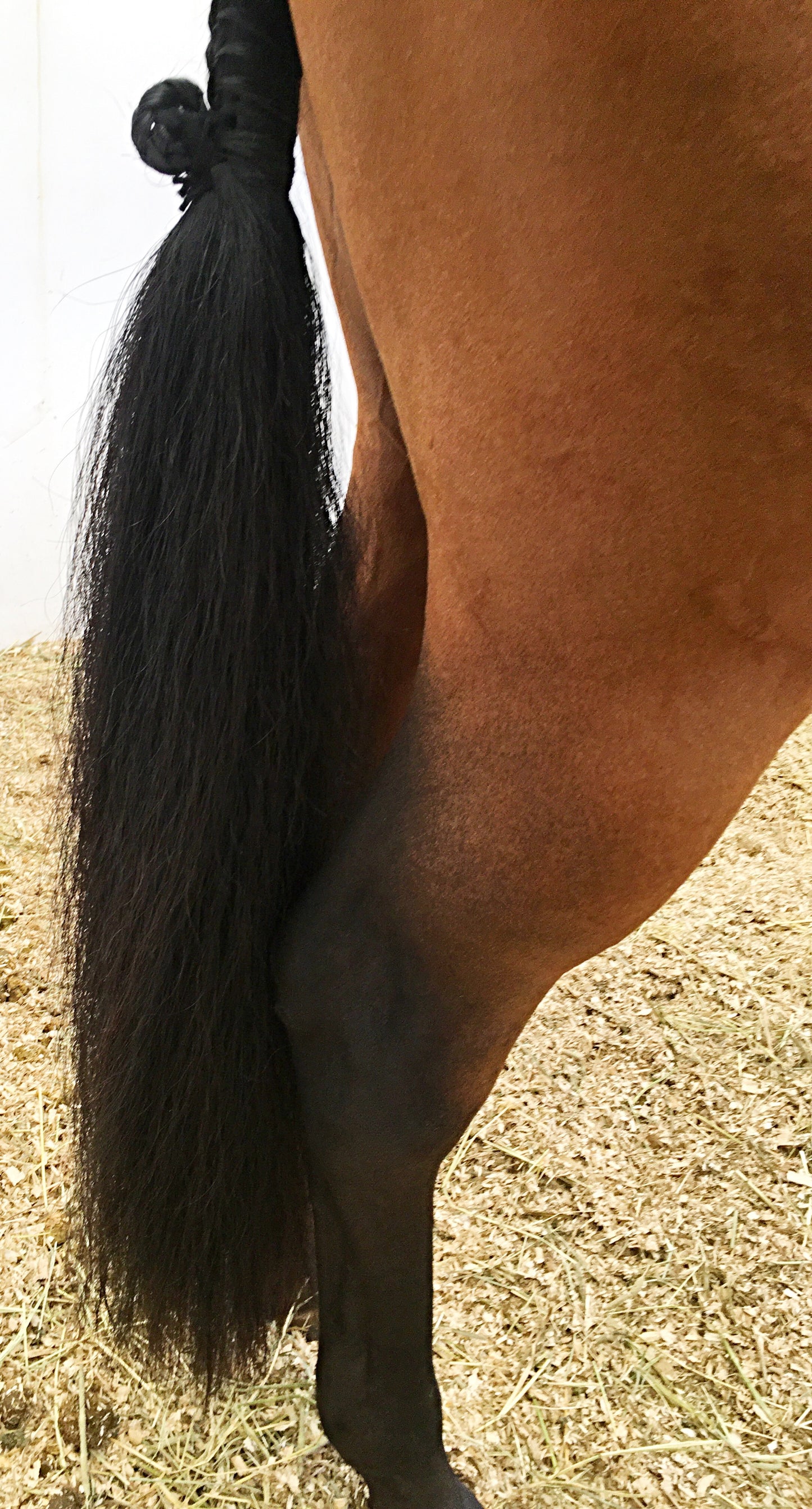 KNOB TOP Fake Tails 1 Pound. Real Horse Hair. Free Cover Bag, Pom Pom, Free Bridle Charm, Loop Charm. $180