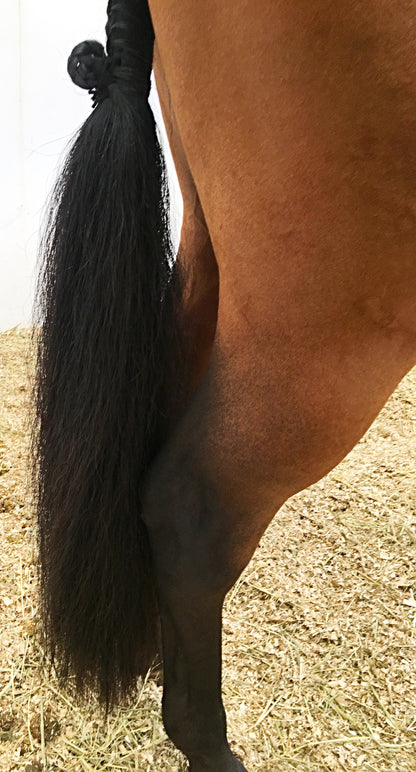 KNOB TOP Fake Tails 1 Pound. Real Horse Hair. Free Cover Bag, Pom Pom, Free Bridle Charm, Loop Charm. $180