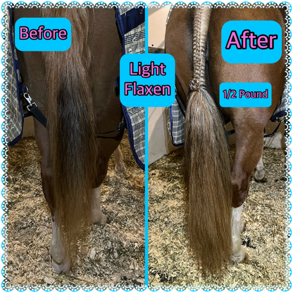 NATURAL LOOP FAKE TAILS. Real Horse Hair. Free Cover Bag, Pom Pom, Bridle Charm, Loop Charm. $99.99 - $550