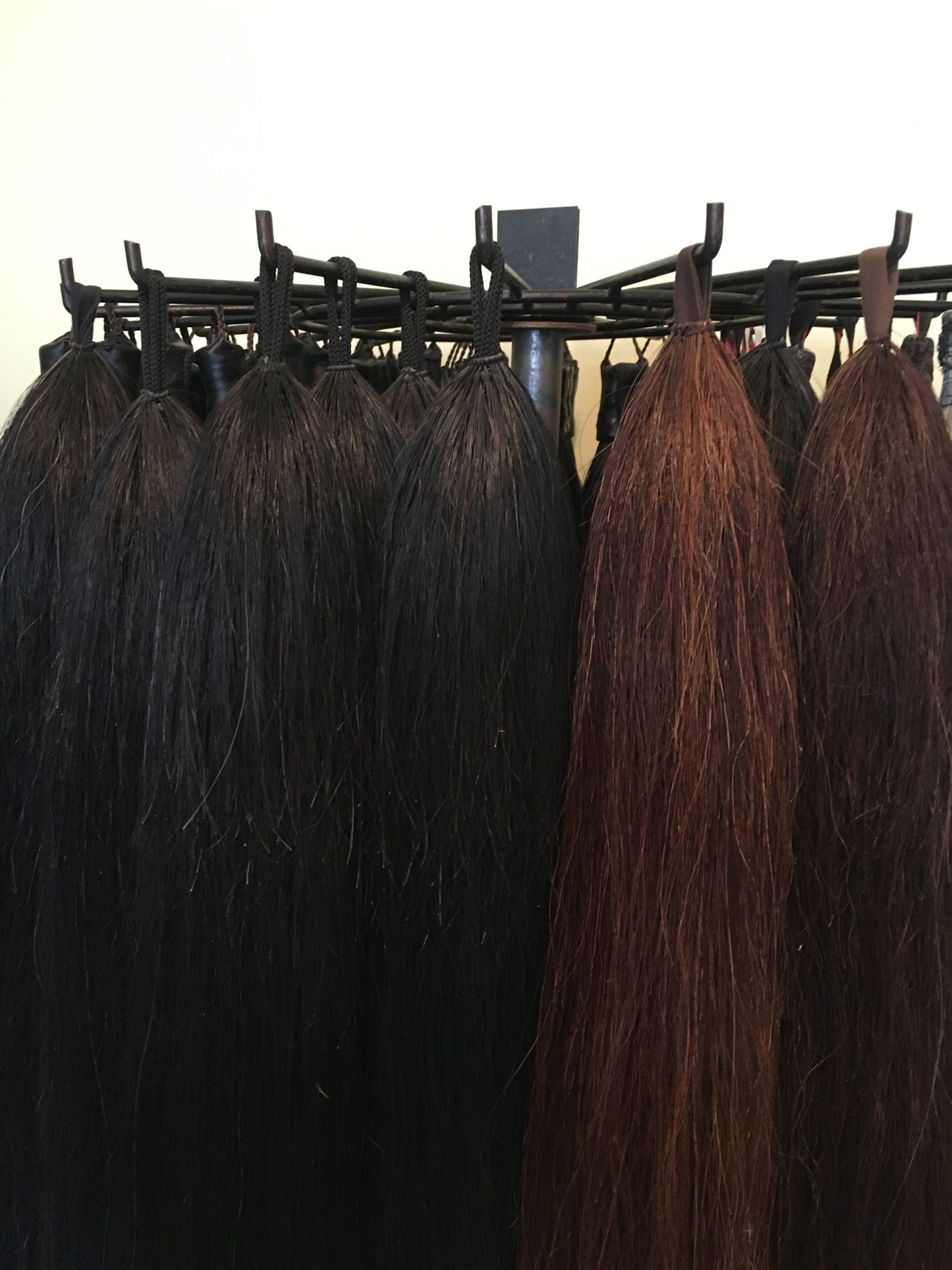 NATURAL LOOP FAKE TAILS. Real Horse Hair. Free Cover Bag, Pom Pom, Bridle Charm, Loop Charm. $99.99 - $550
