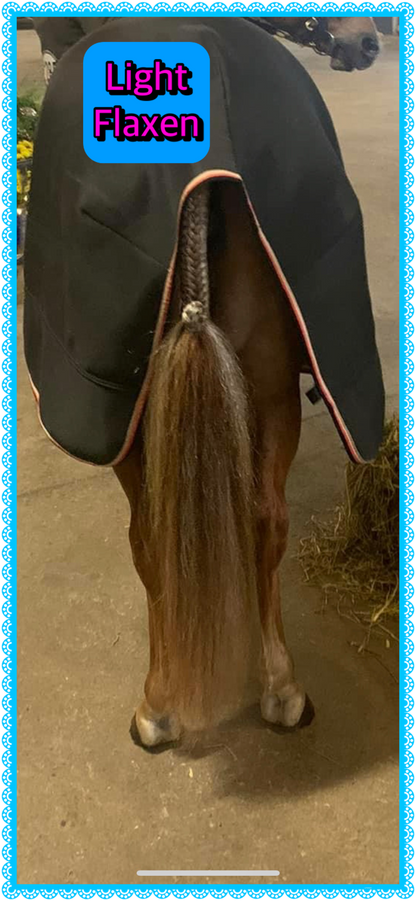NATURAL LOOP FAKE TAILS. Real Horse Hair. Free Cover Bag, Pom Pom, Bridle Charm, Loop Charm. $99.99 - $550