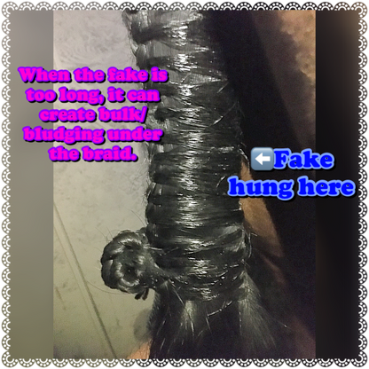 KNOB TOP Fake Tails 1/2 Pound. Real Horse Hair. Free Cover Bag, Pom Pom, Bridle Charm, Loop Charm. $99.99 - $125