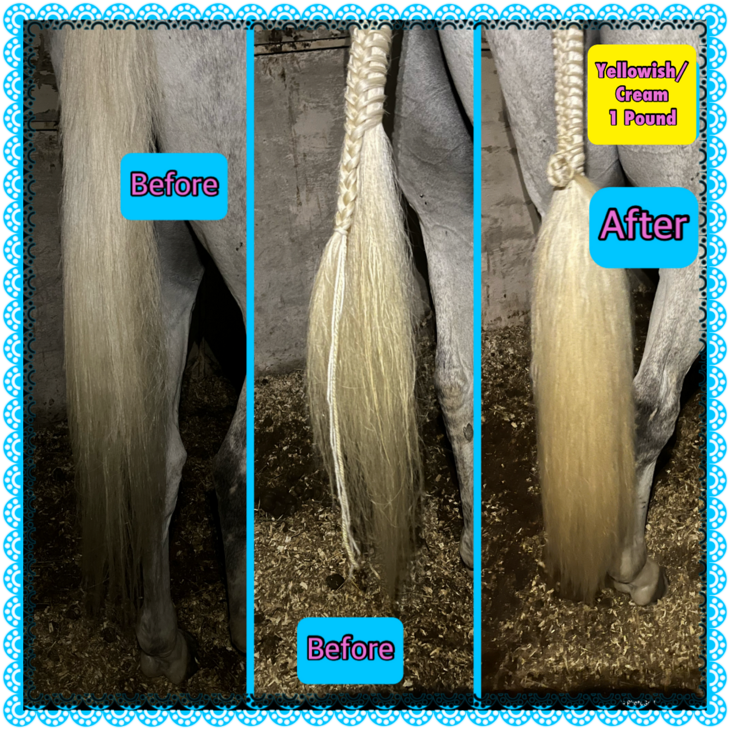 NATURAL LOOP FAKE TAILS. Real Horse Hair. Free Cover Bag, Pom Pom, Bridle Charm, Loop Charm. $99.99 - $550