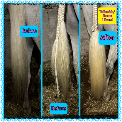 NATURAL LOOP FAKE TAILS. Real Horse Hair. Free Cover Bag, Pom Pom, Bridle Charm, Loop Charm. $99.99 - $550