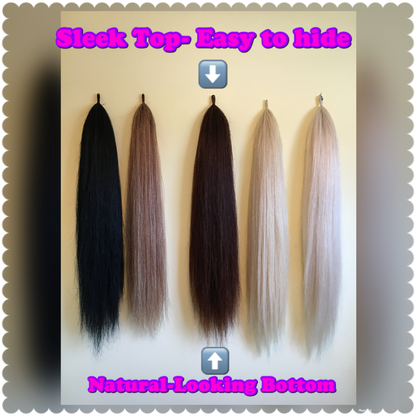 NATURAL LOOP FAKE TAILS. Real Horse Hair. Free Cover Bag, Pom Pom, Bridle Charm, Loop Charm. $99.99 - $550