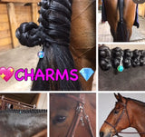 Fake Tails 1/2 Pound*Knob Top. Real Horse Hair. Free Cover Bag. Free Bridle Charm, and Loop Charm.