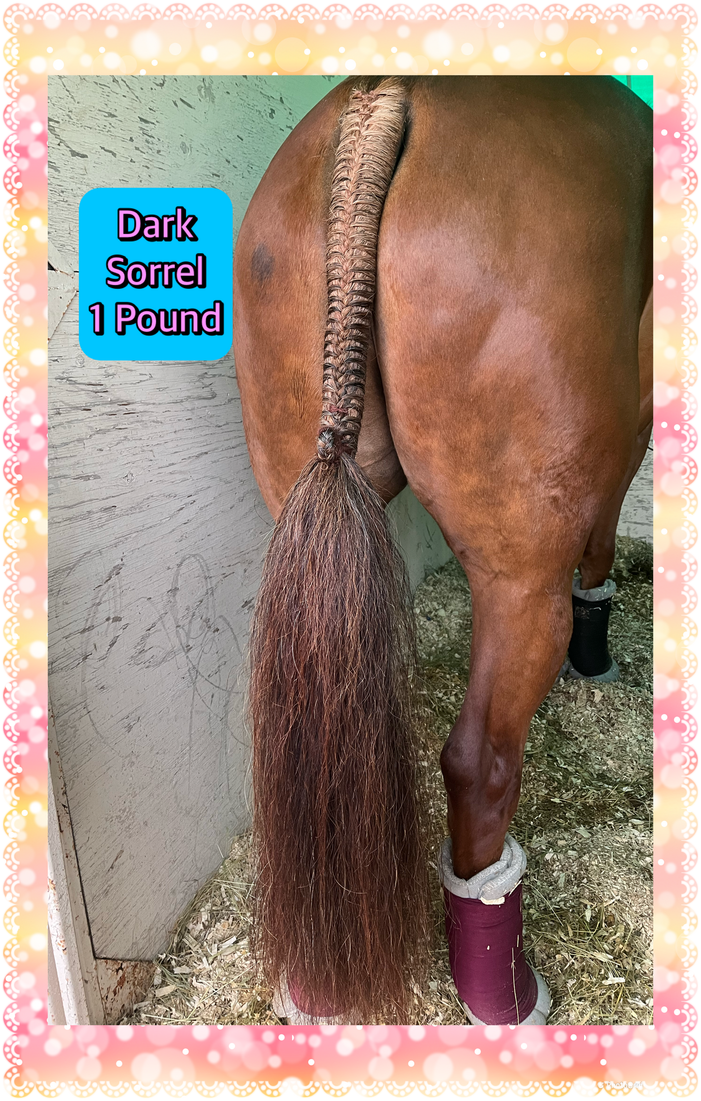 NATURAL LOOP FAKE TAILS. Real Horse Hair. Free Cover Bag, Pom Pom, Bridle Charm, Loop Charm. $99.99 - $550