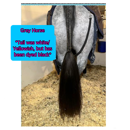 NATURAL LOOP FAKE TAILS. Real Horse Hair. Free Cover Bag, Pom Pom, Bridle Charm, Loop Charm. $99.99 - $550