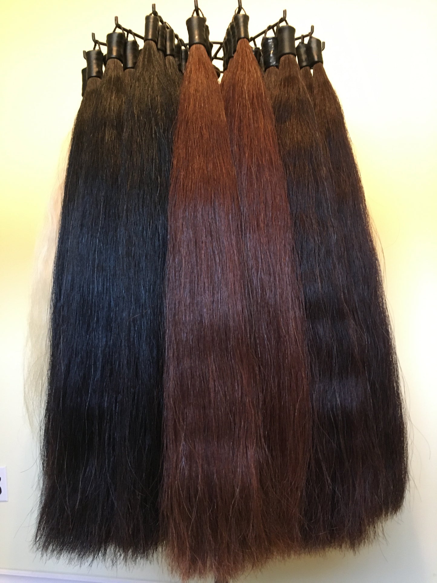 KNOB TOP Fake Tails 1/2 Pound. Real Horse Hair. Free Cover Bag, Pom Pom, Bridle Charm, Loop Charm. $99.99 - $125