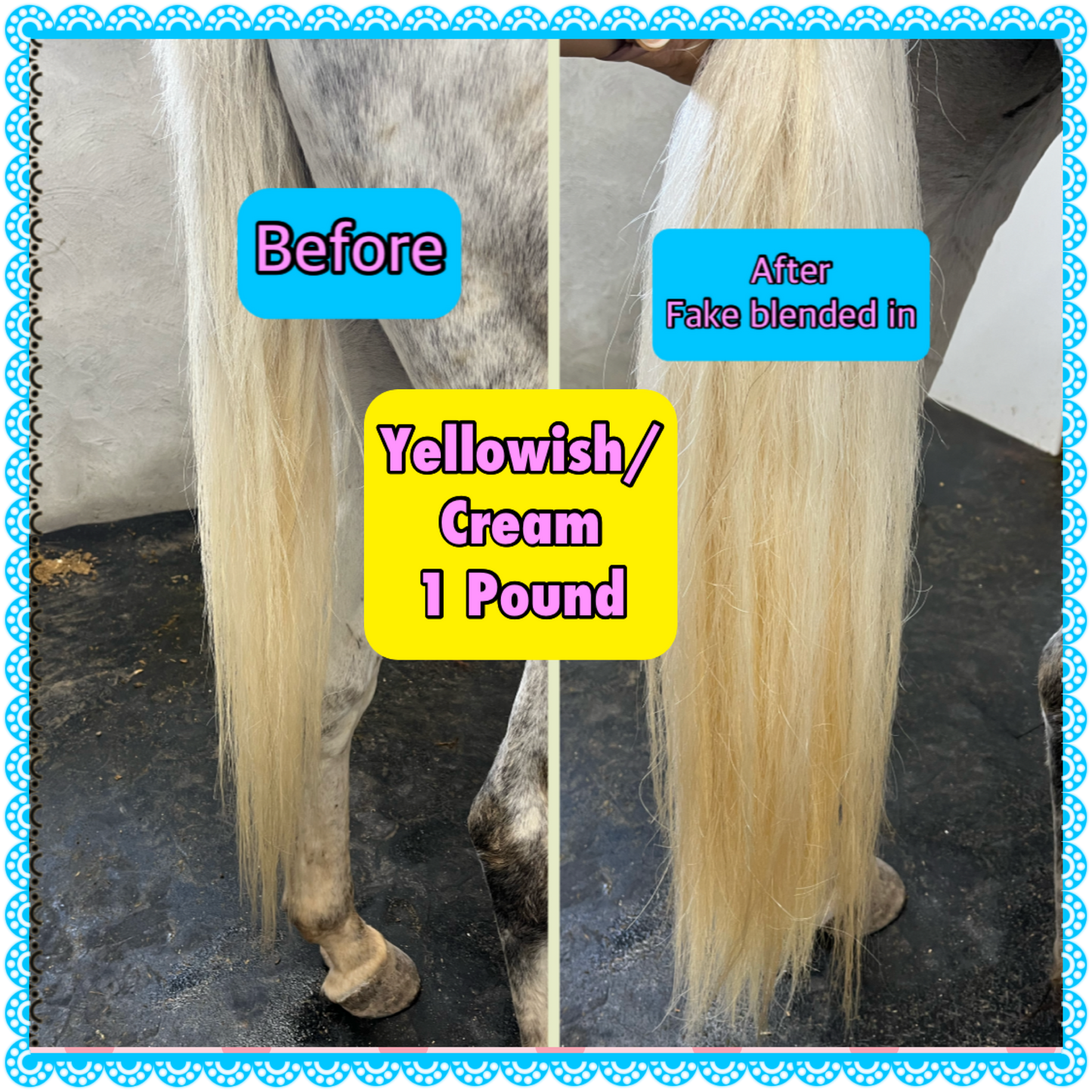 NATURAL LOOP FAKE TAILS. Real Horse Hair. Free Cover Bag, Pom Pom, Bridle Charm, Loop Charm. $99.99 - $550