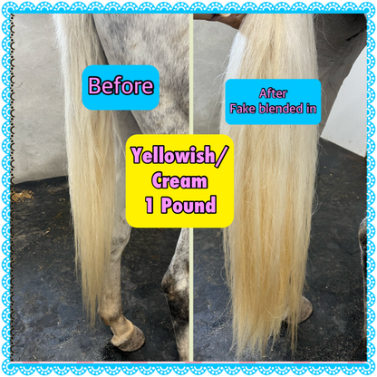 NATURAL LOOP FAKE TAILS. Real Horse Hair. Free Cover Bag, Pom Pom, Bridle Charm, Loop Charm. $99.99 - $550