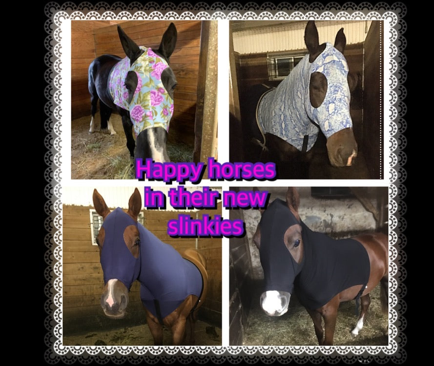 LARGE PONY/SMALL HORSE SLINKY. FREE CHARM