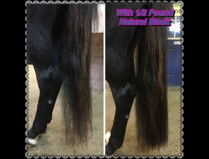 KNOB TOP Fake Tails 1/2 Pound. Real Horse Hair. Free Cover Bag, Pom Pom, Bridle Charm, Loop Charm. $99.99 - $125