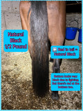 Fake Tails 1/2 Pound*Knob Top. Real Horse Hair. Free Cover Bag. Free Bridle Charm, and Loop Charm.