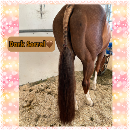 KNOB TOP Fake Tails 1/2 Pound. Real Horse Hair. Free Cover Bag, Pom Pom, Bridle Charm, Loop Charm. $99.99 - $125